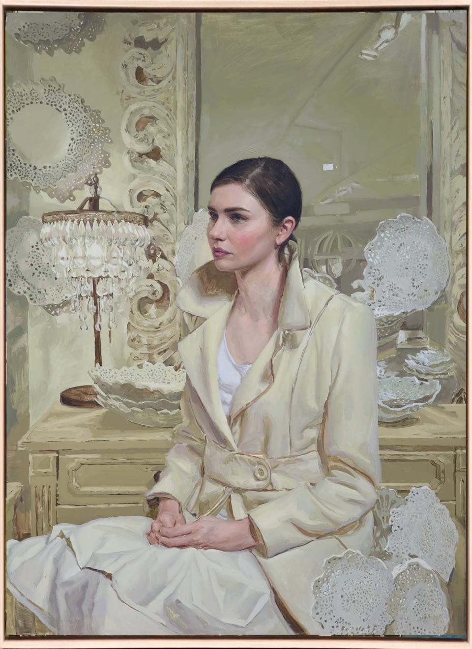 Mary Sauer, Anna With Dishes, 2019