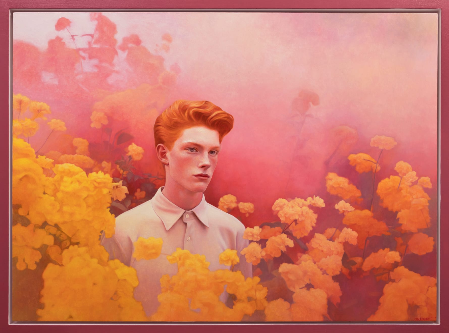 Shaun Downey, Gold Rose , 2024