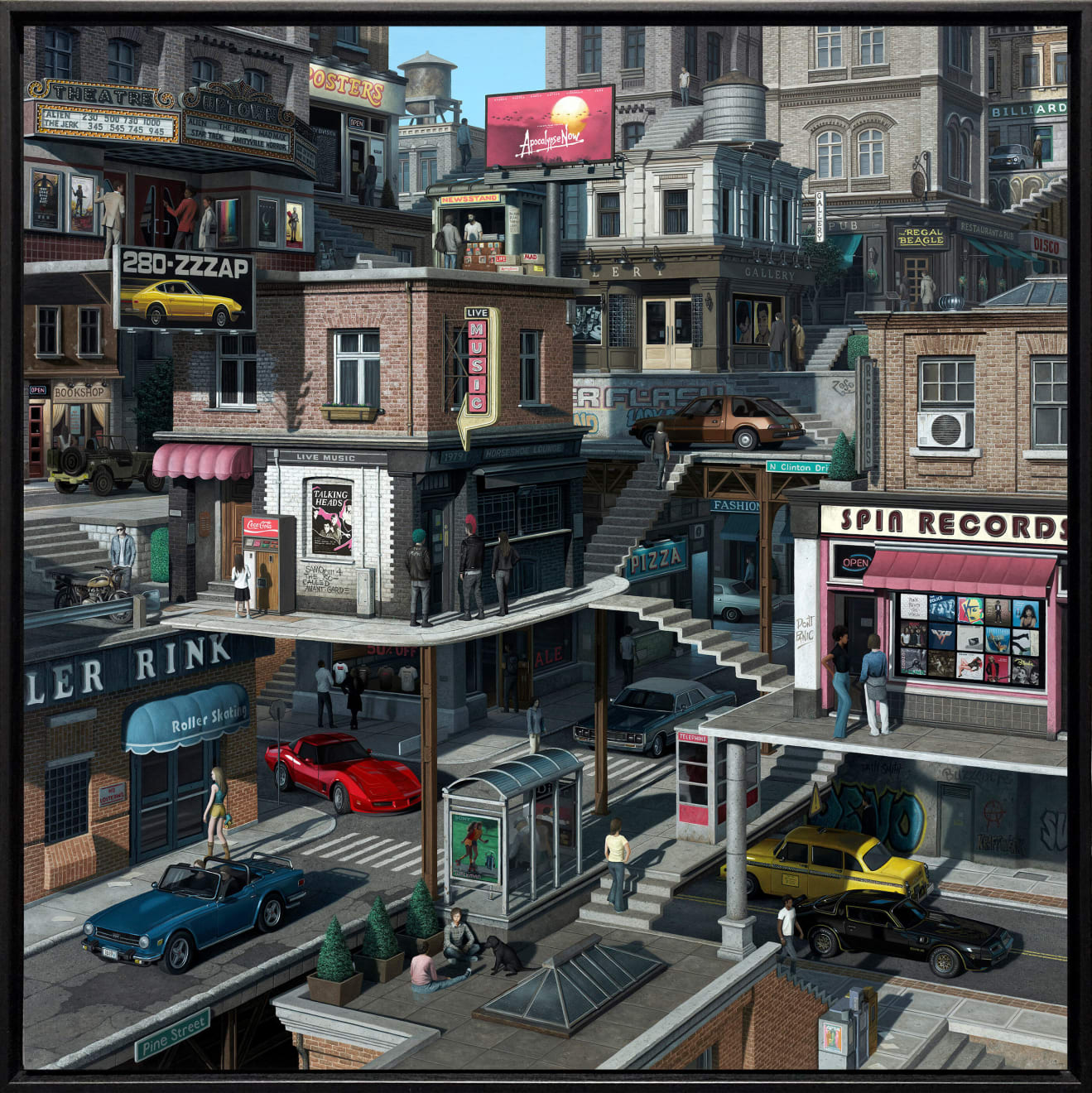 Jeff Bartels, Urban Glitch 1979, 2023