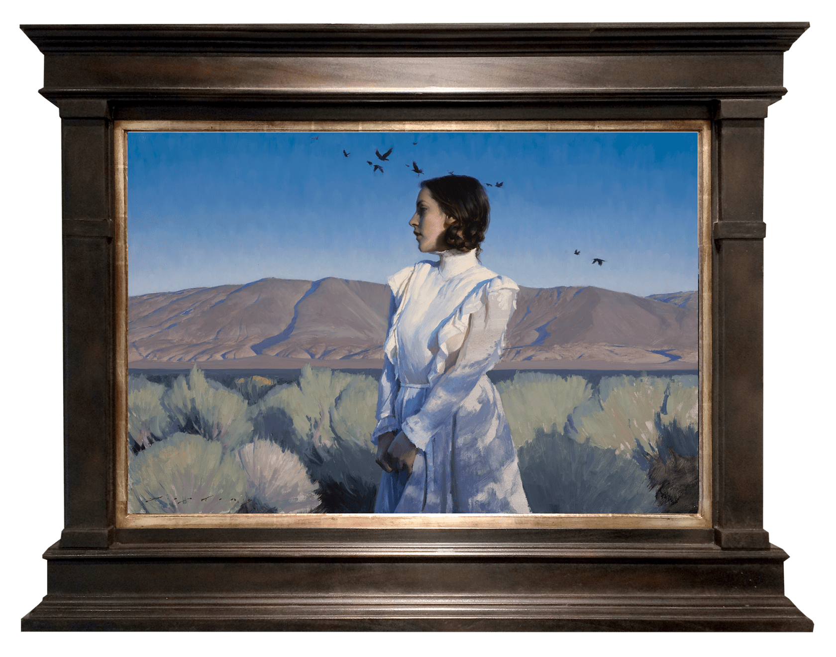 Jeremy Lipking, The Shadow Juniper, 2017