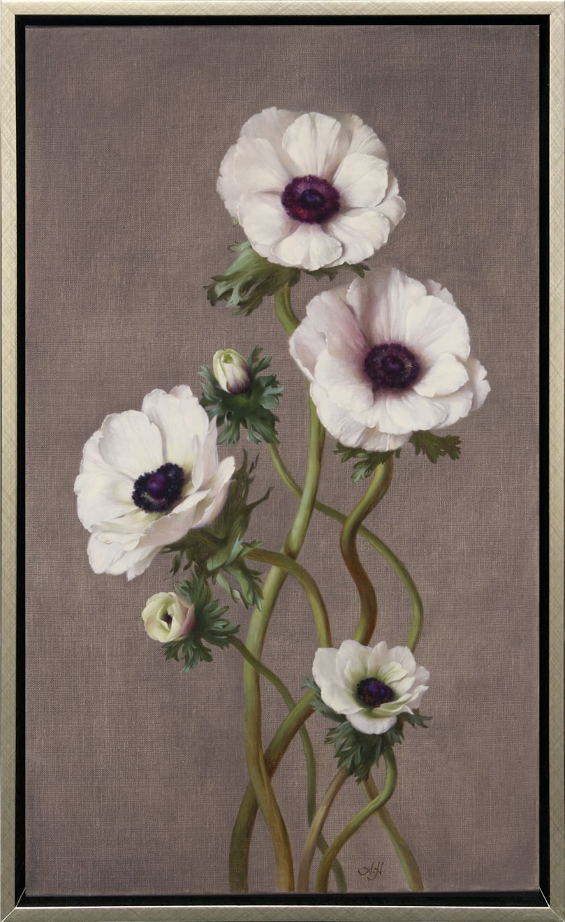 Anhelina Holembivska, White Anemones, 2022