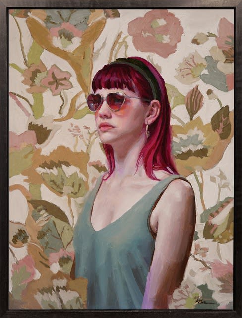 Mary Sauer, She Sees the World through Rose Colored Glasses, 2022