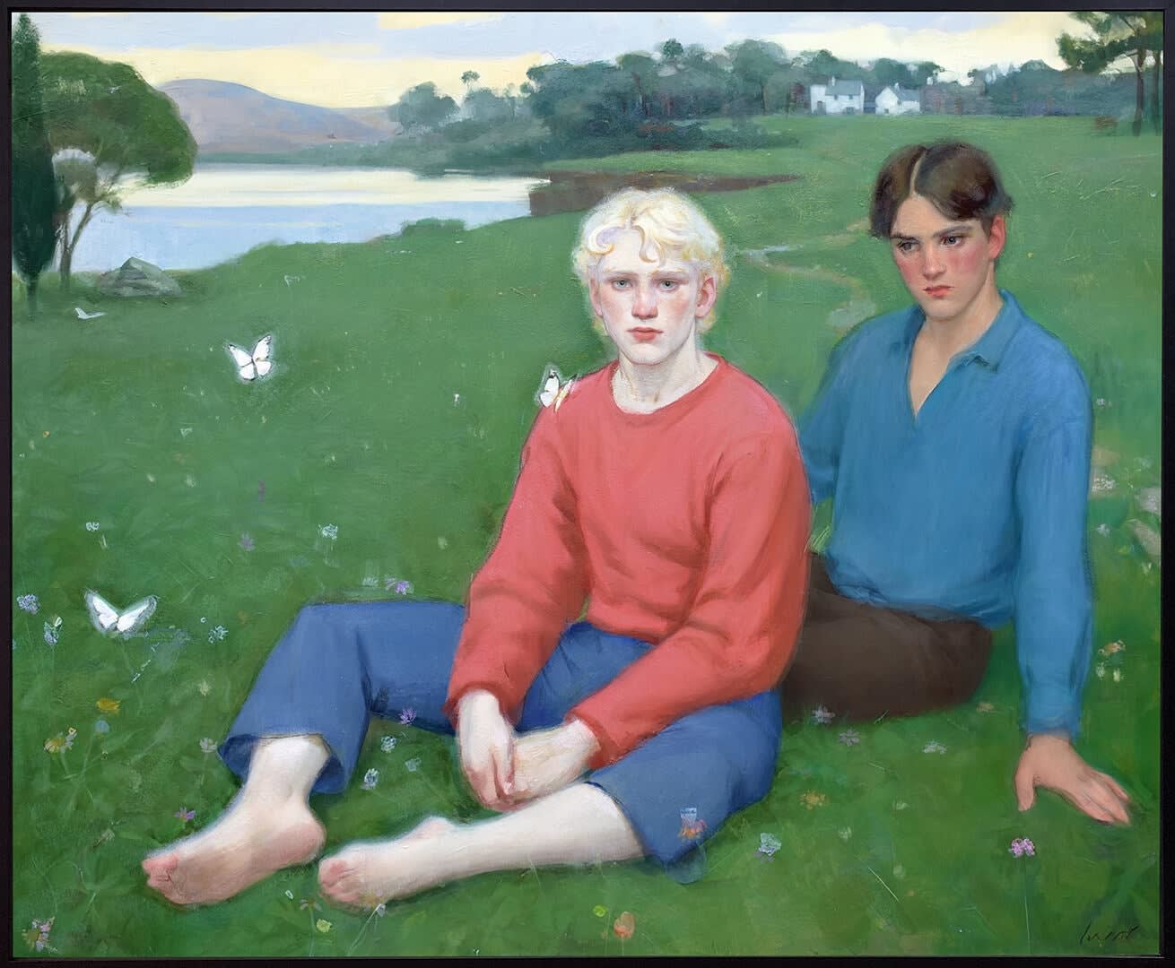 Fernando Cidoncha, Friends by the Lake, 2024