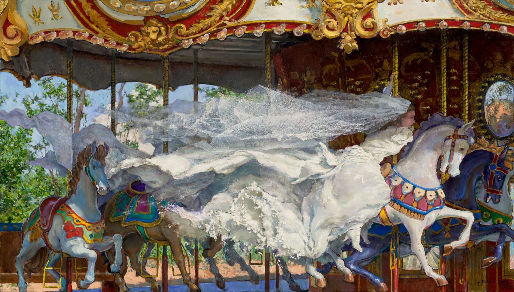 John Brosio, Bride on a Merry-Go Round 2, 2023