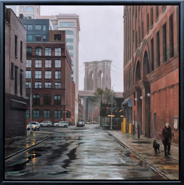 Sung Eun Kim, Rain on Plymouth Street, 2021