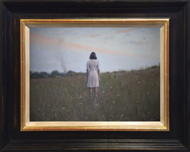 Alex Russell Flint, Study for "The Neighbor", 2019