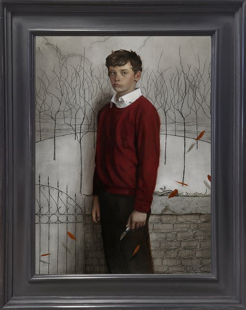 Mark R. Pugh, Boy With A Knife, 2021