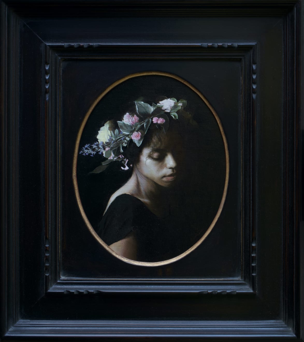 Carla Paine, Girl with a Floral Crown, 2024