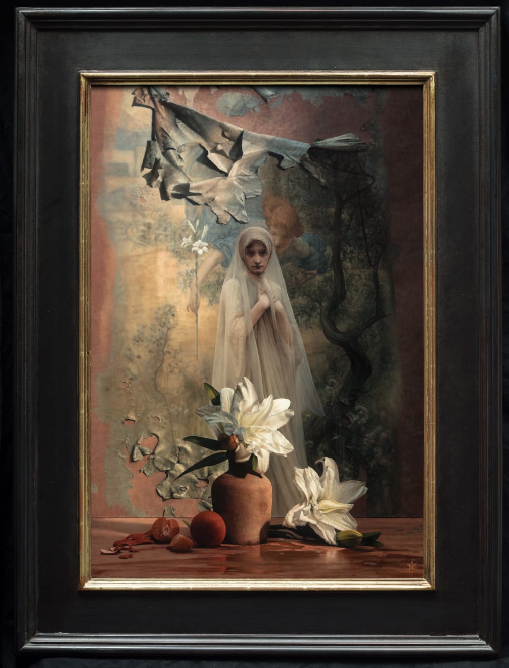 Patrick Kramer, Lilies Under Parted Veil , 2024