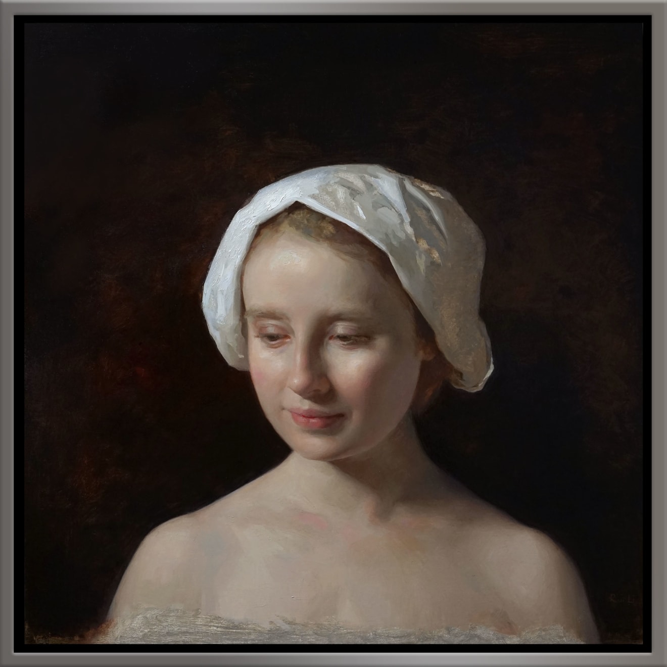 Rachel Li, Woman with Hat, 2019