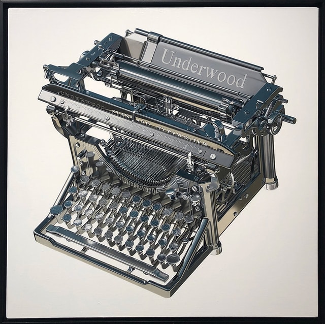 Jeff Bartels, Steel Underwood Typewriter, 2021