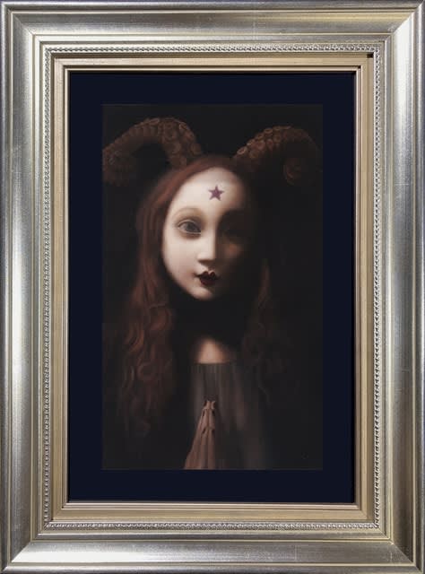 Stephen Mackey, Girl Wearing the Face of a Figurehead, 2022