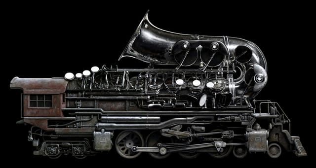 Jeff Bartels, Brass Locomotive, 2018