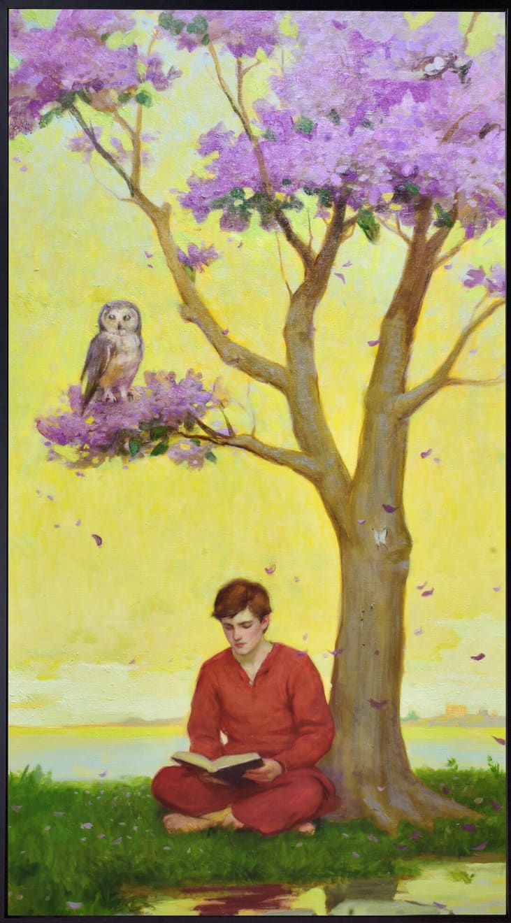 Fernando Cidoncha, Reading Under the Tree, 2024