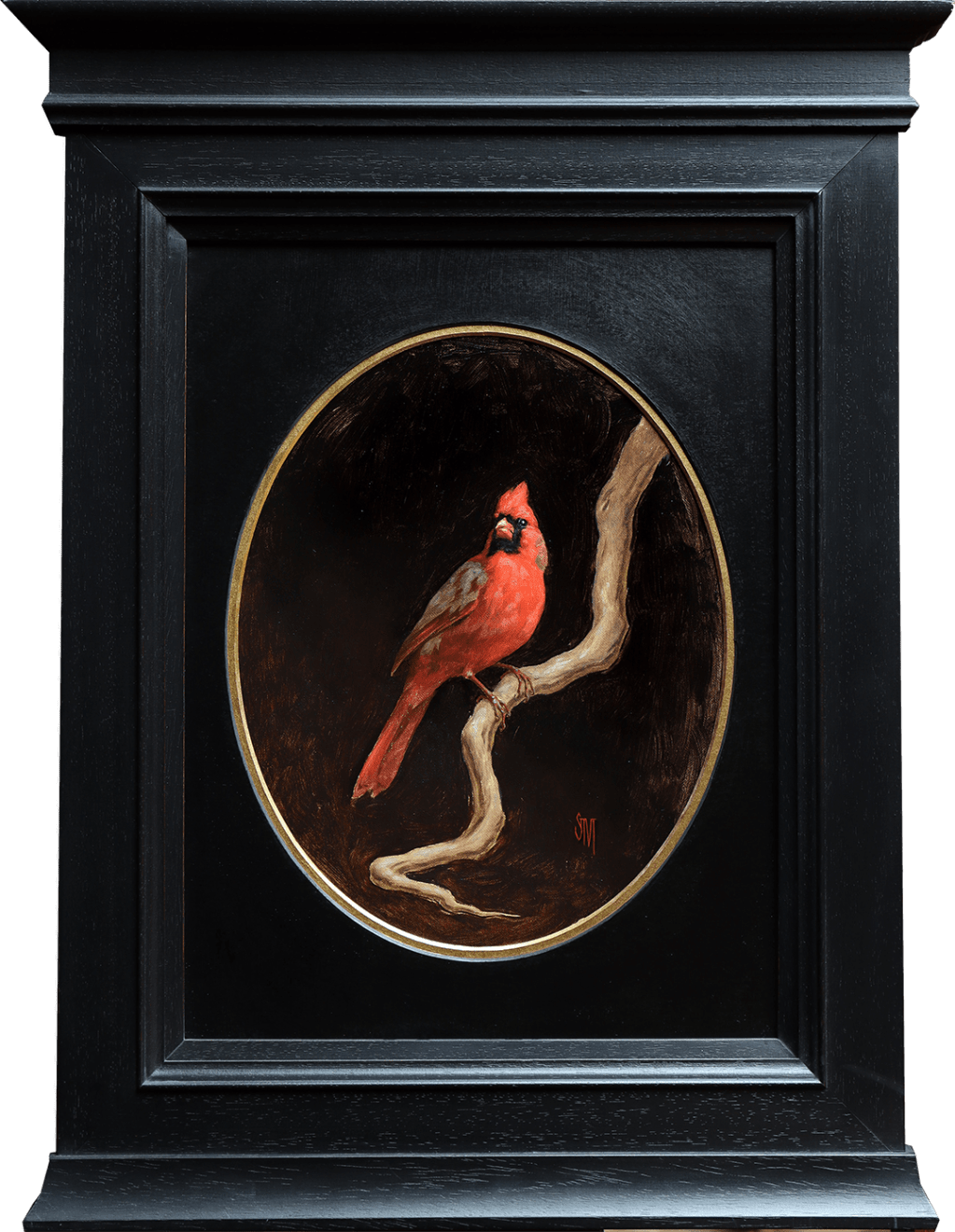 Sarah Margaret Gibson, Portrait of a Northern Cardinal, 2024
