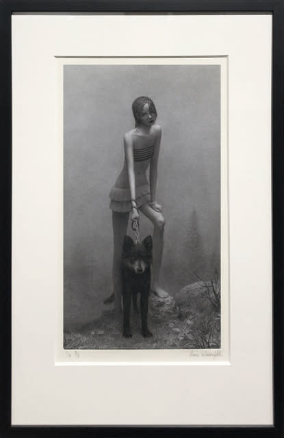 Aron Wiesenfeld, Girl With Dog, 2018