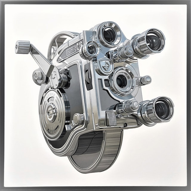 Jeff Bartels, Steel Eumig Camera, 2020