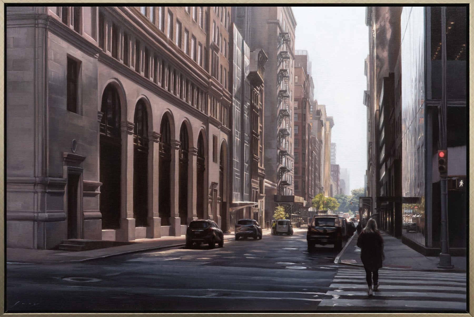 Sung Eun Kim, Crosswalk in Shadow, 2023