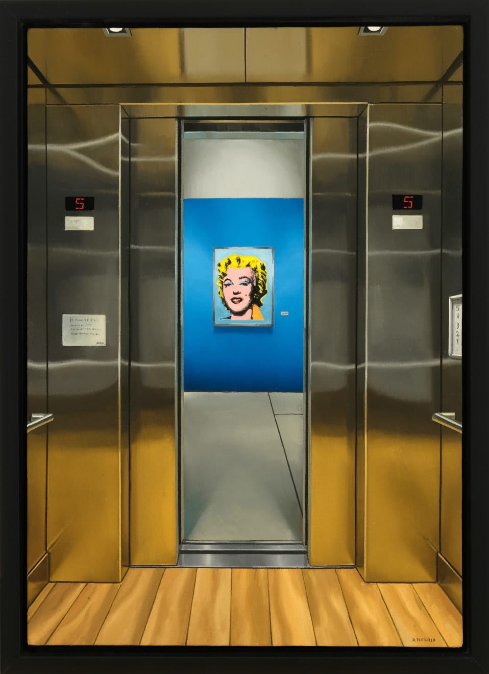 Peter Harris, Floor 5 with Marilyn, 2024