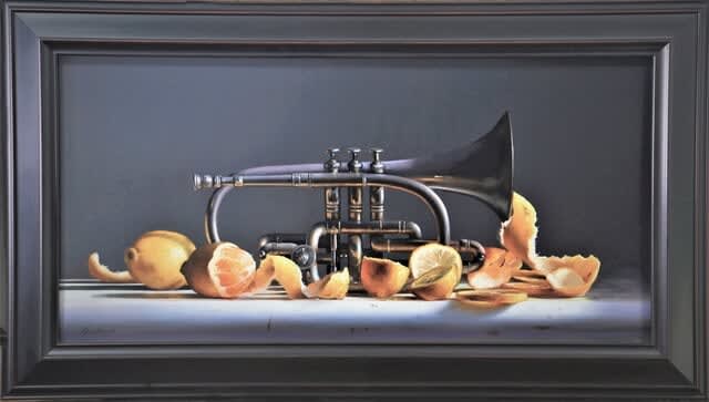 Larry Preston, Cornet With Lemons, 2020