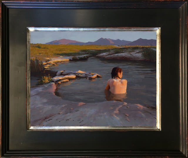 Jeremy Lipking, The Last Light, Sierras, 2017