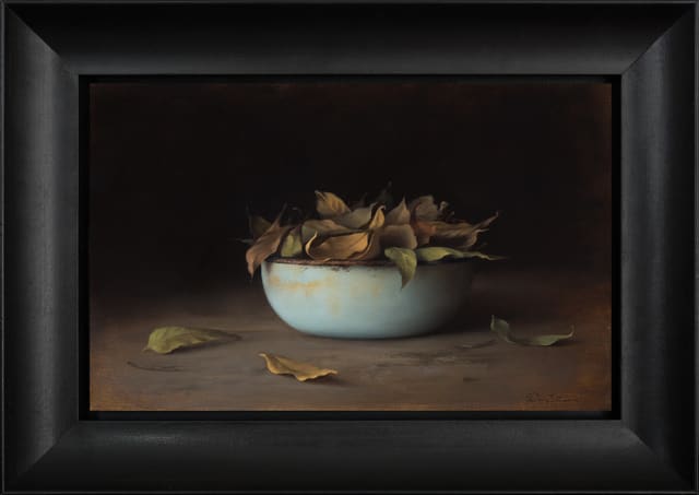 Dana Zaltzman, Bowl and Leaves, 2020