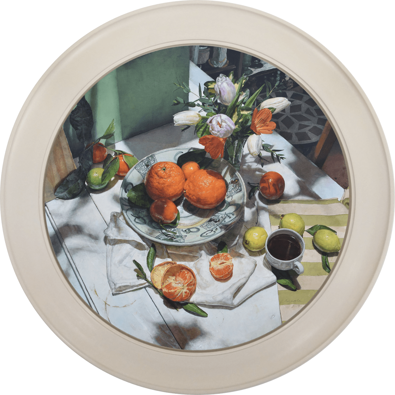 Jeffrey Ripple, Coffee And Tangerines, 2019