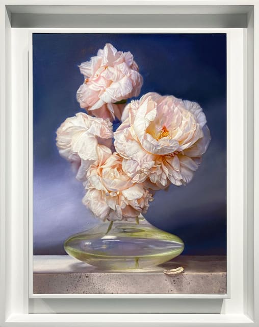 Daniel Bilodeau, Four Peonies, 2021