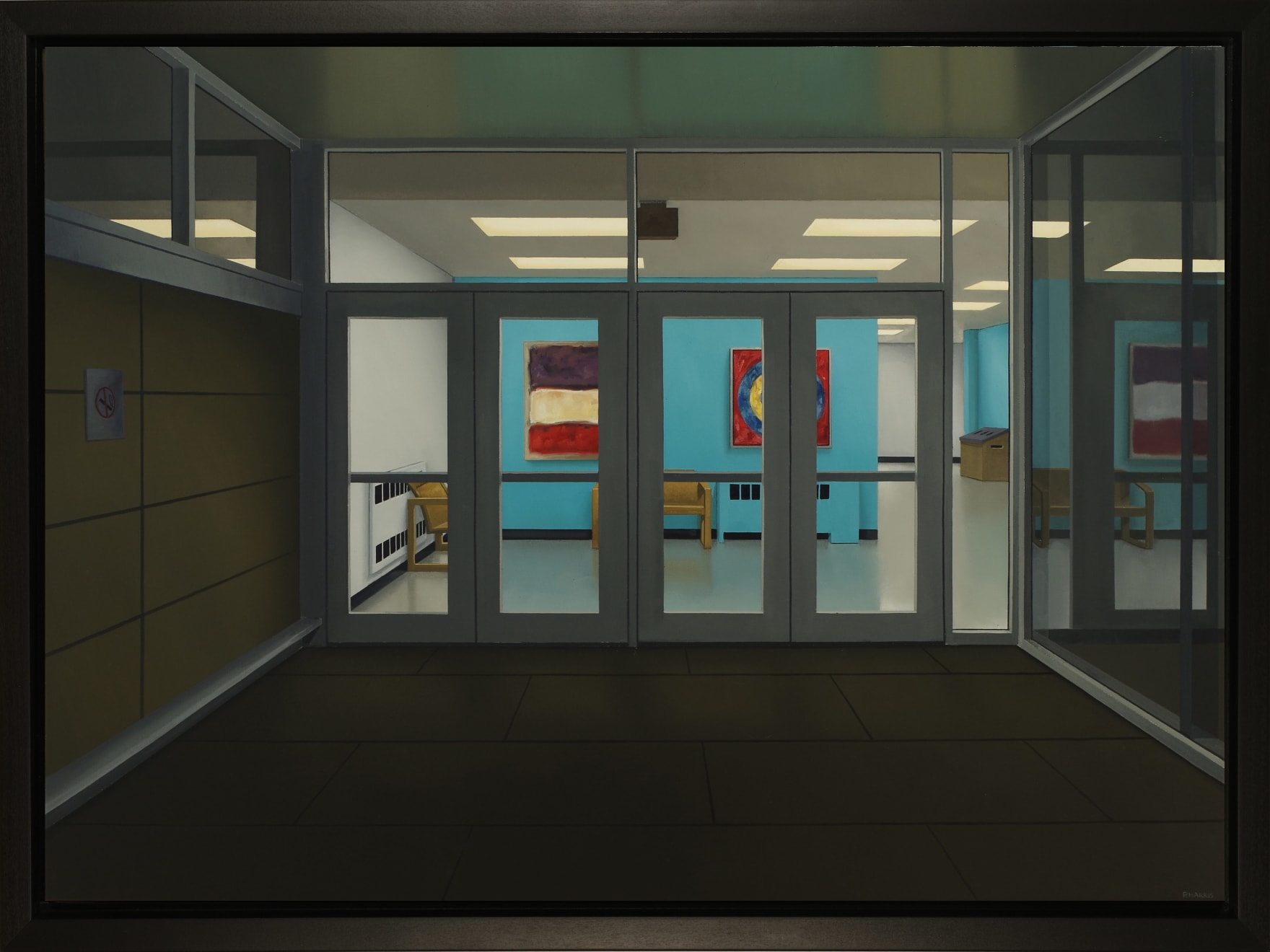 Peter Harris, Exit with Rothko and Johns, 2019