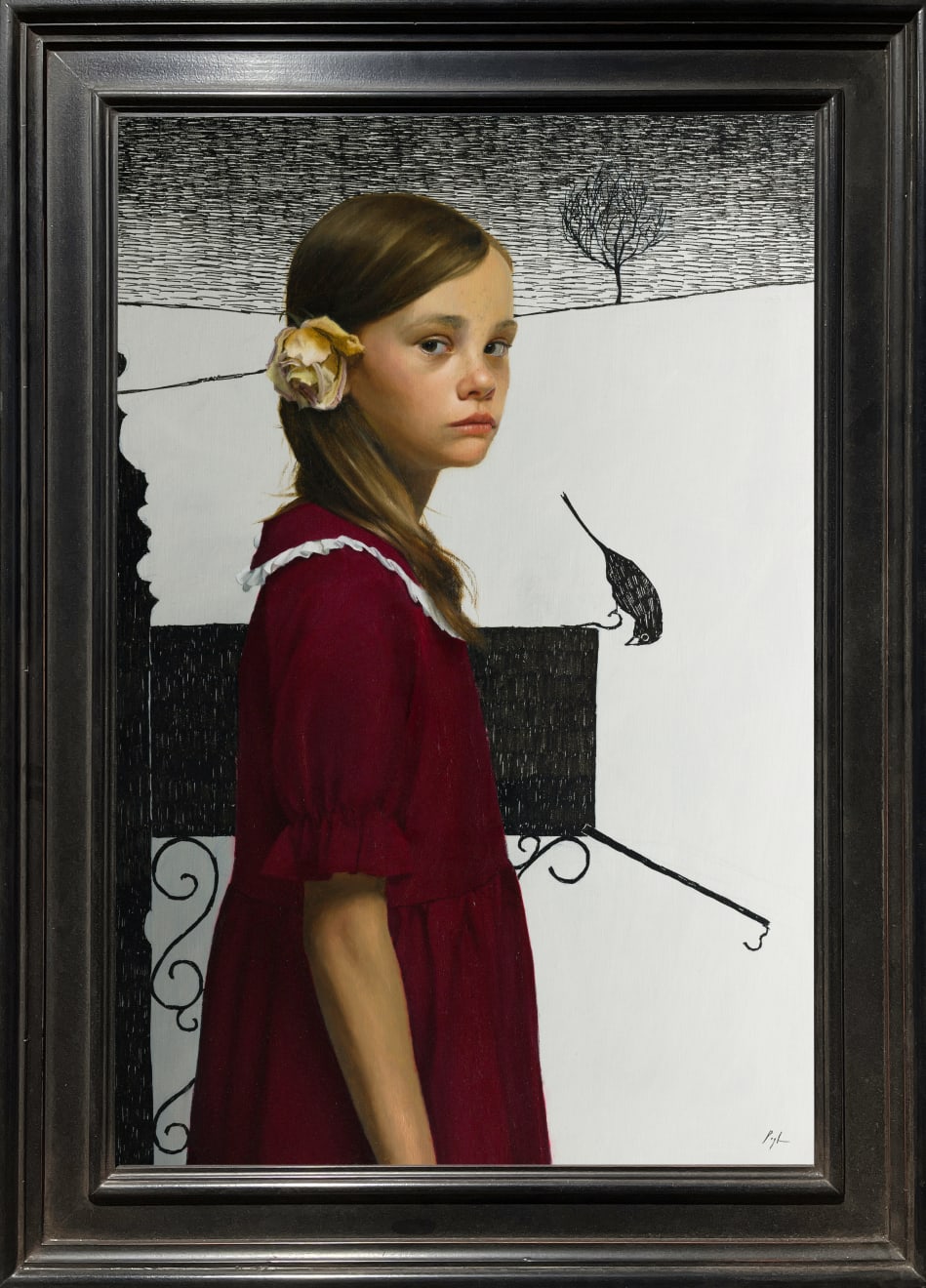 Mark R. Pugh, The Girl and the Empty Mailbox, 2024