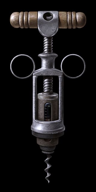 Jeff Bartels, Corkscrew Syringe, 2019