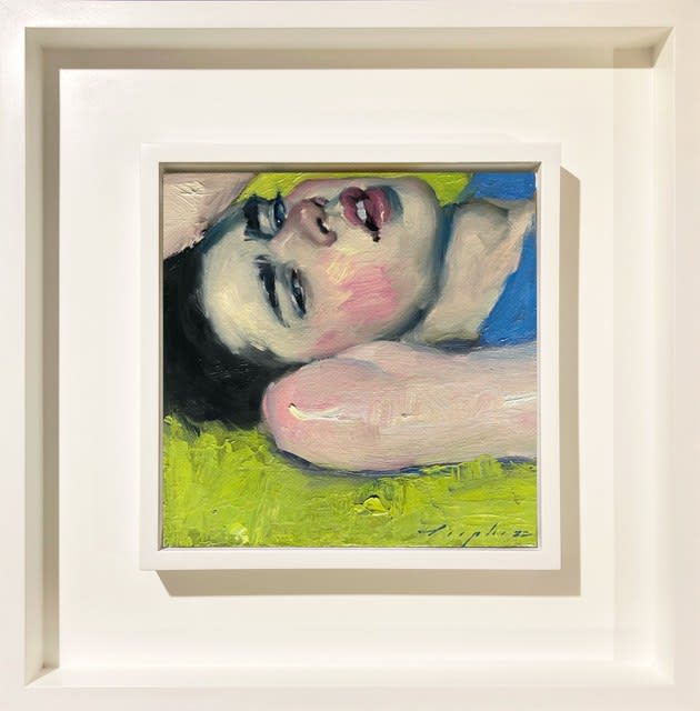 Malcolm T. Liepke, Leaning Back, 2022