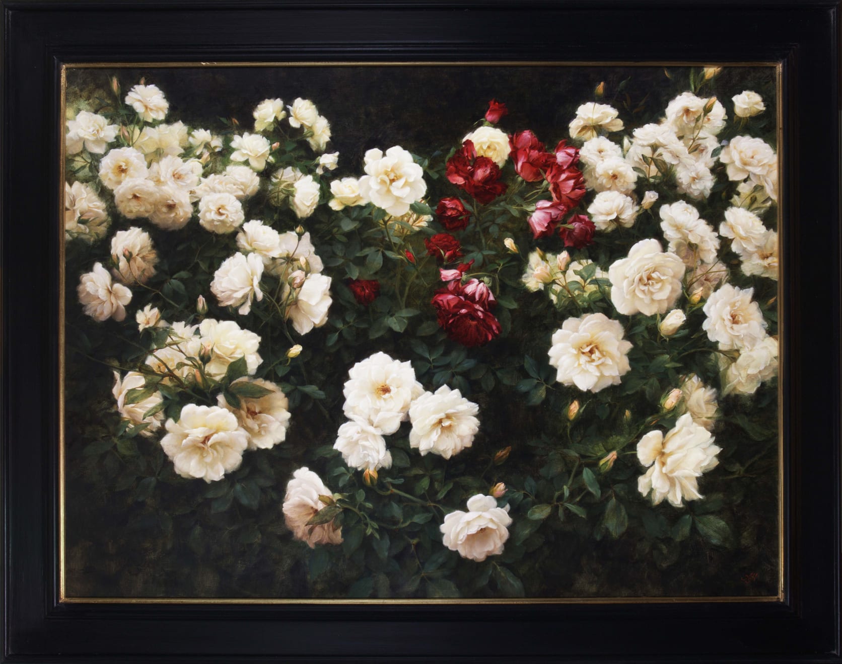 Anhelina Holembivska, Red and White Roses, 2021