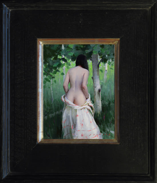 Jeremy Lipking, Outdoor Nude, 2017