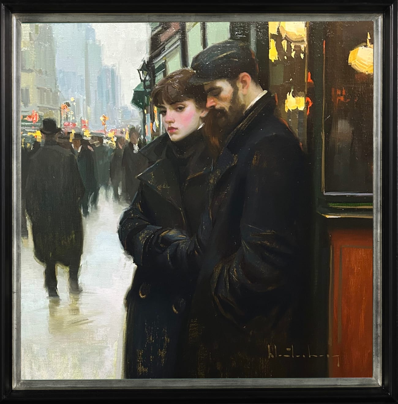 Aaron Westerberg, Sidewalk Conversation, 2025