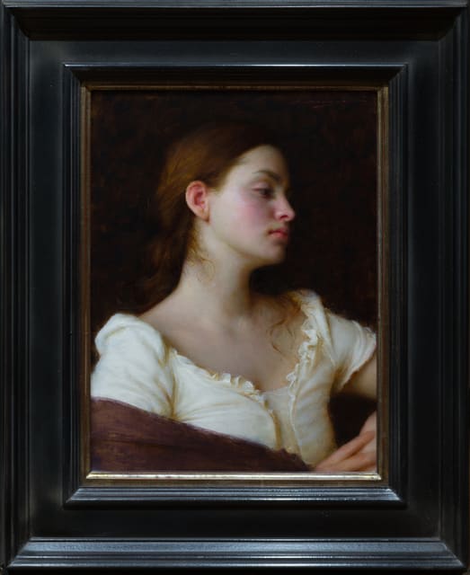 Alex Venezia, Young Woman in White, 2020