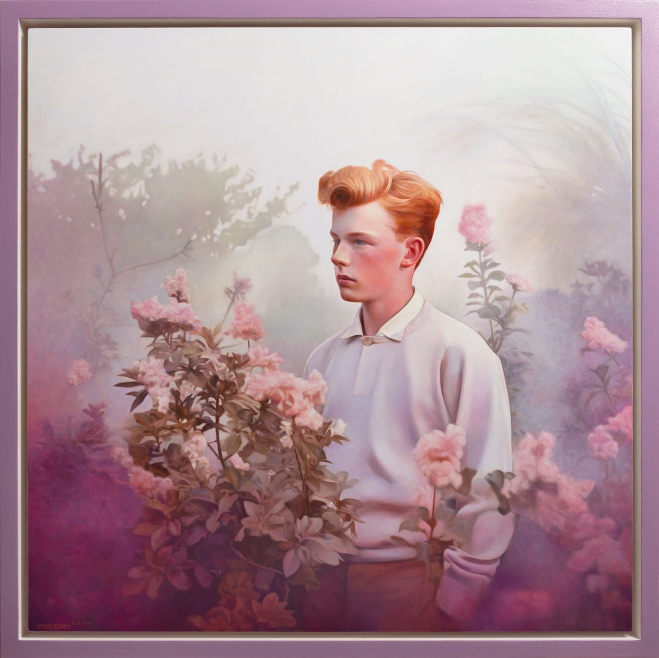 Shaun Downey, Mauve Rose II, 2024