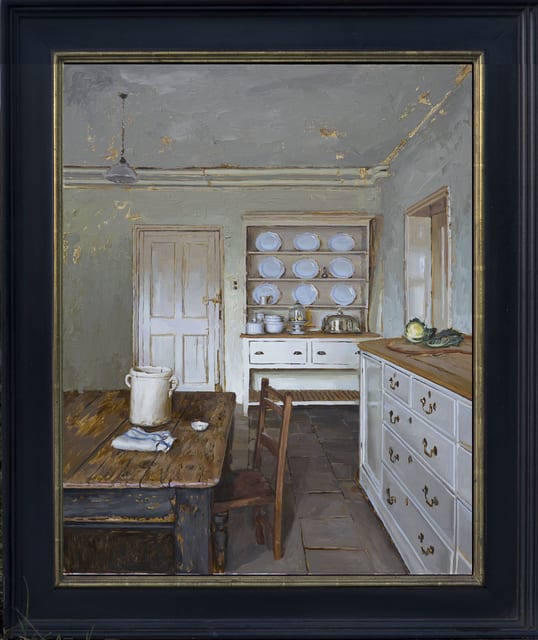 Mary Sauer, Georgian Kitchen Interior, 2021