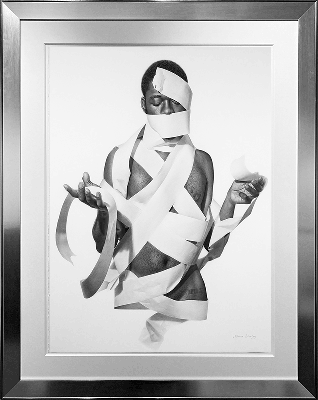 Arinze Stanley, People and Paper III, 2021