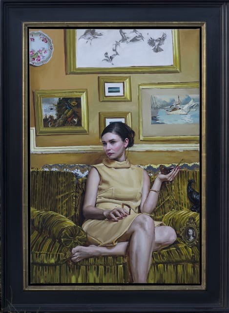 Mary Sauer, Anna in Gold, 2021