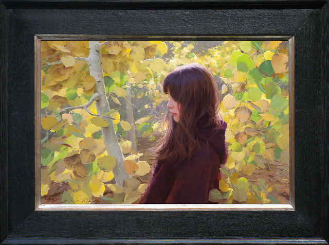 Jeremy Lipking, October Aspens, 2013
