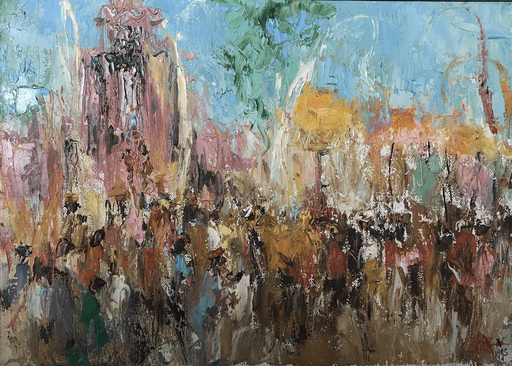 Chris Suharso, A Celebration In The Temple, 1995