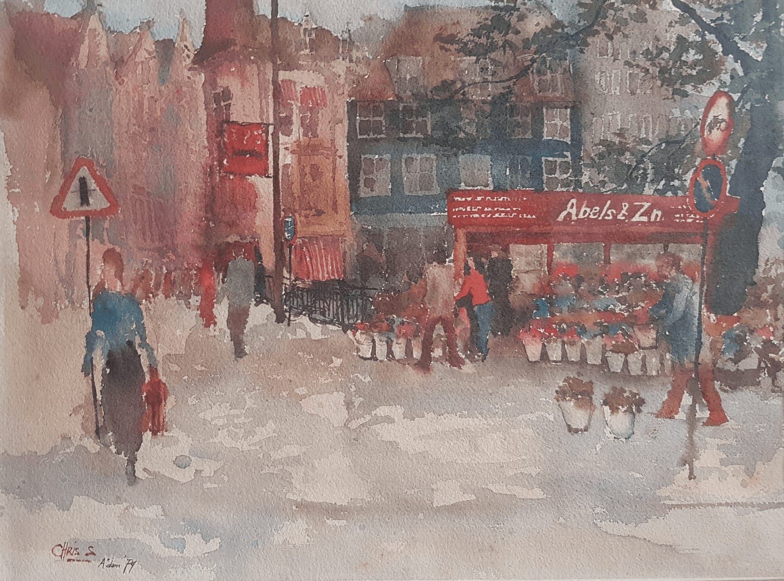 Chris Suharso, Amsterdam In Daytime, 1974