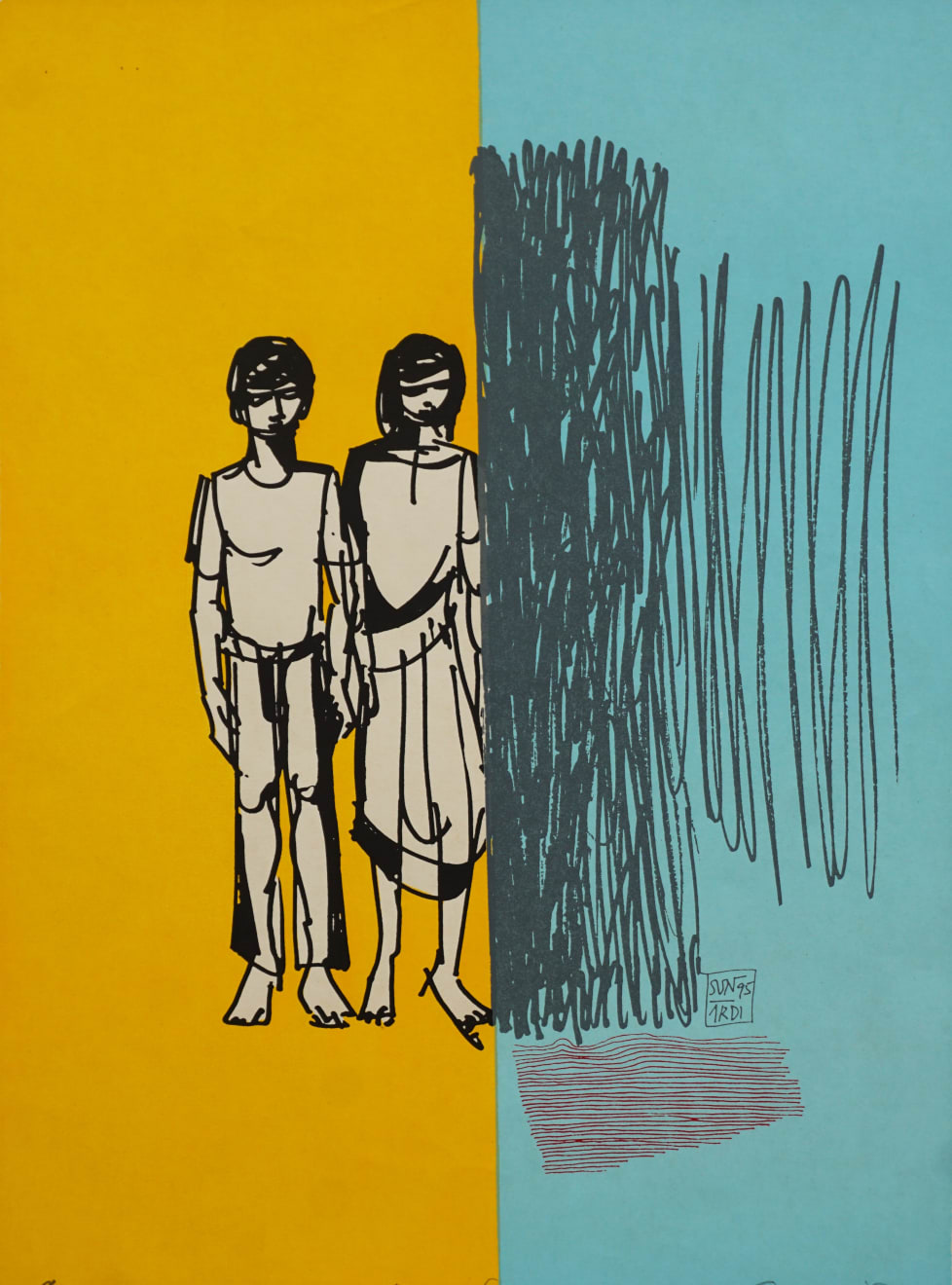 Sun Ardi, Dua Figure, 1995