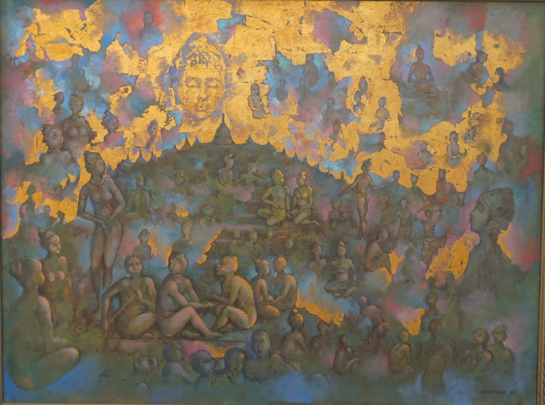 Renato Cristiano, Sunrise at Borobudur, 1997