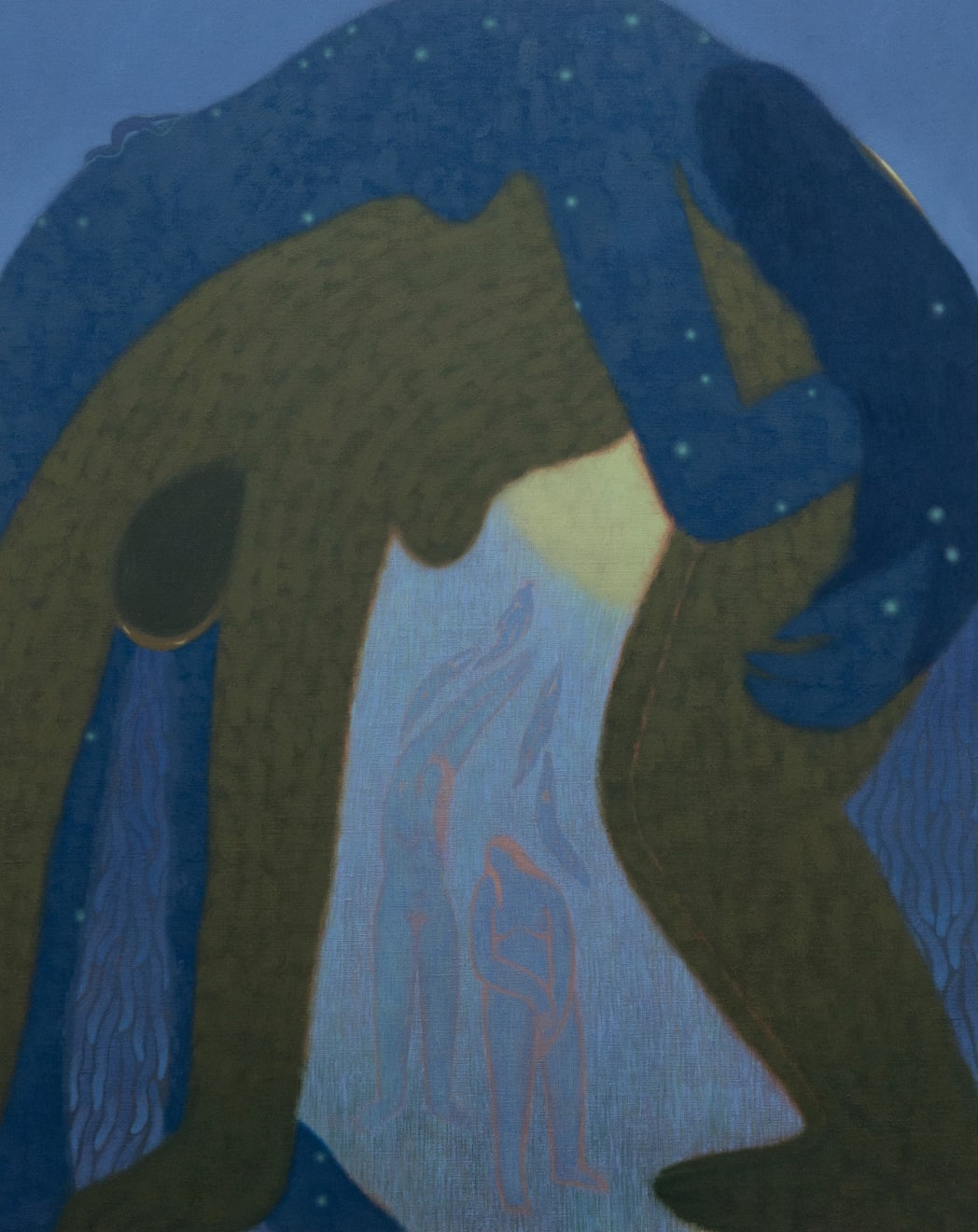 Lydia Baker, Forming a window for previous selves, 2024