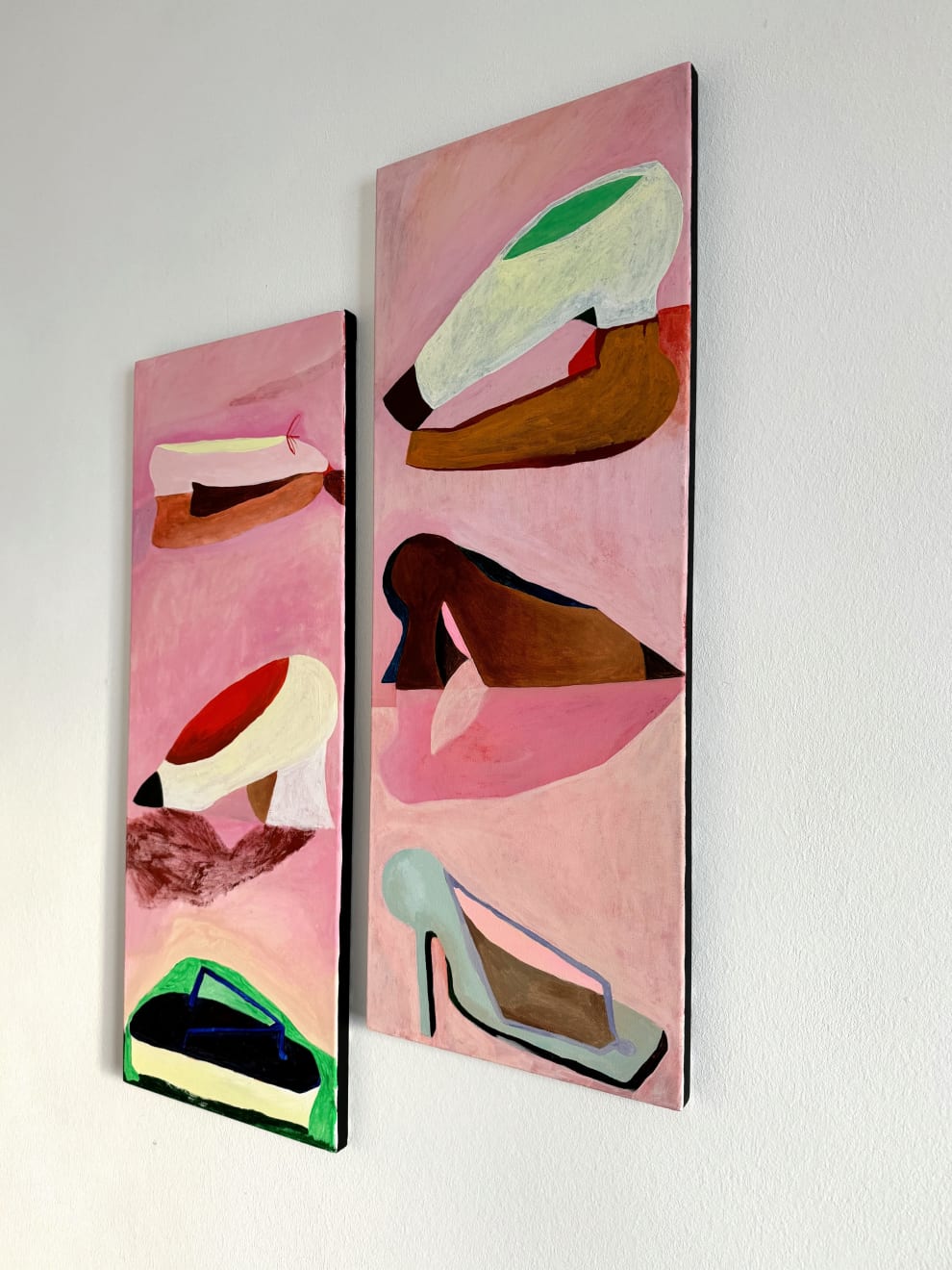 Leila Lallali, a trilogy of pretty, ugly shoes I & II, 2025