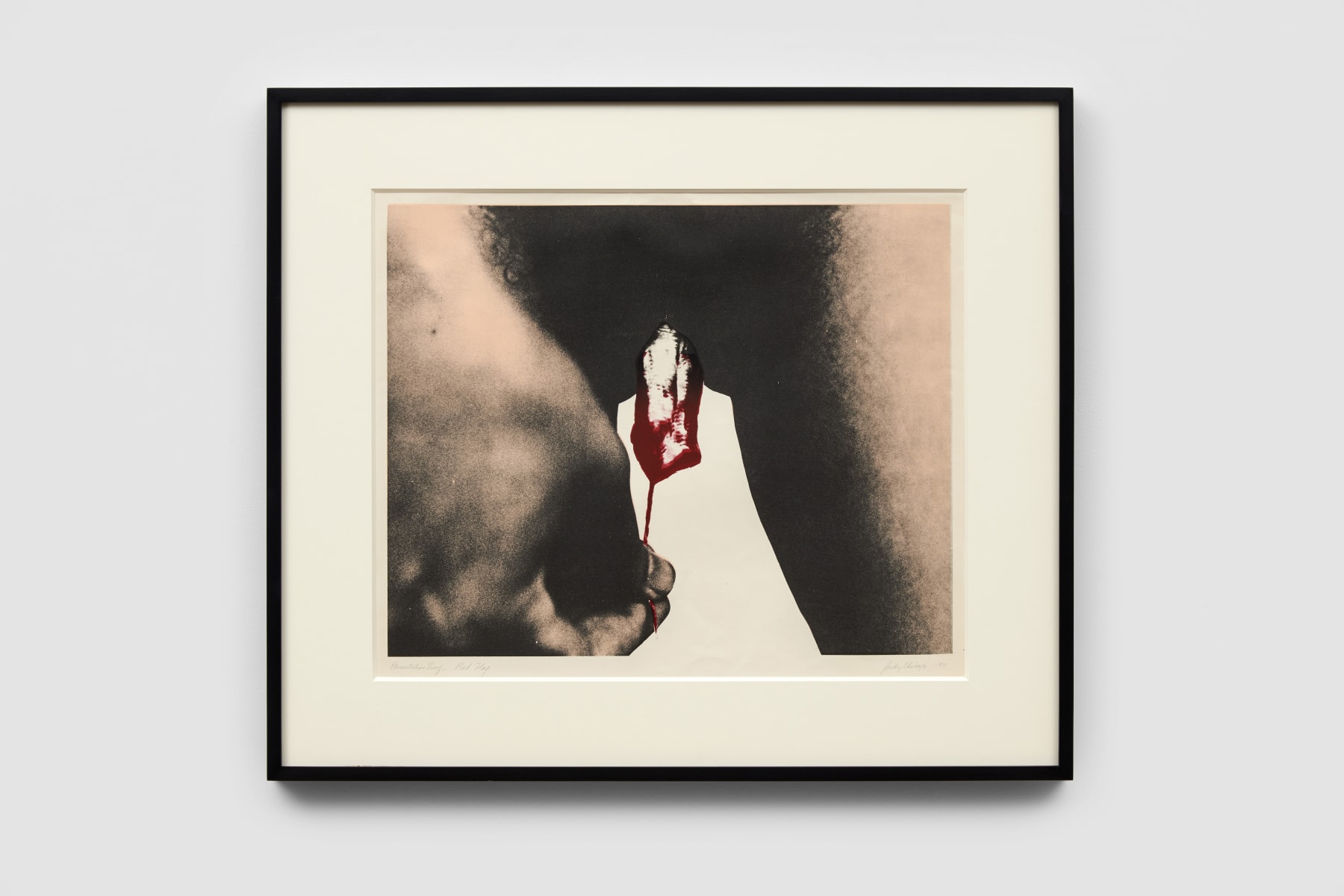 Judy Chicago, Red Flag, 1971 Arusha Gallery