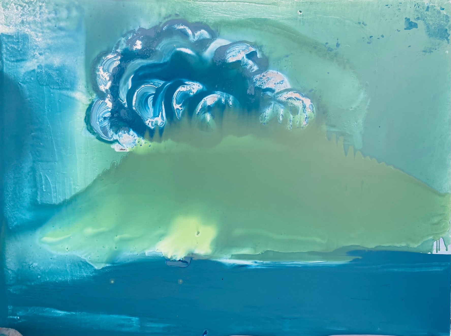Ilona Szalay, Golden Volcano, 2024
