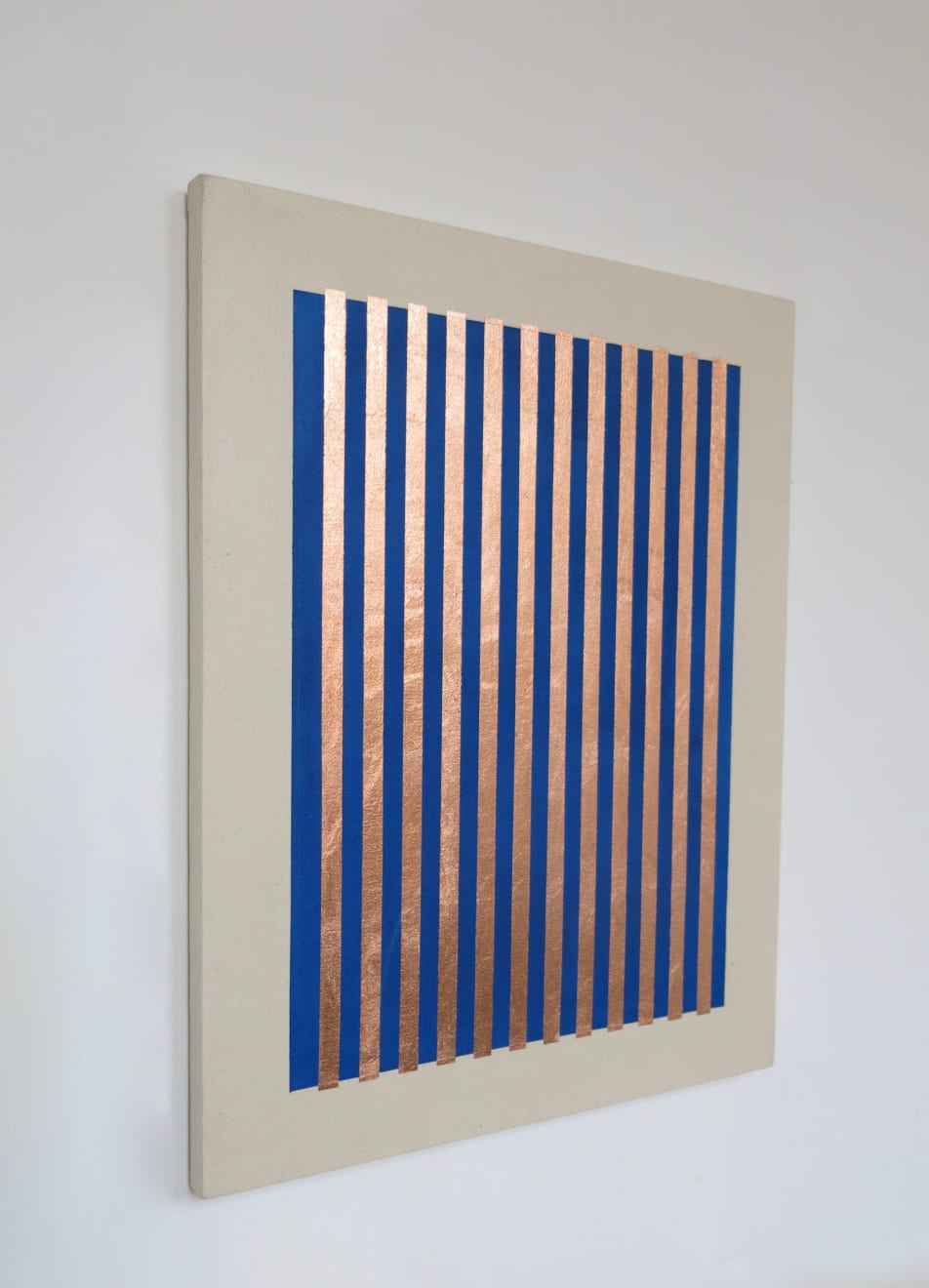 Eleanor McCullough, Imitation Copper on Yves Klein, No. 18, 2017